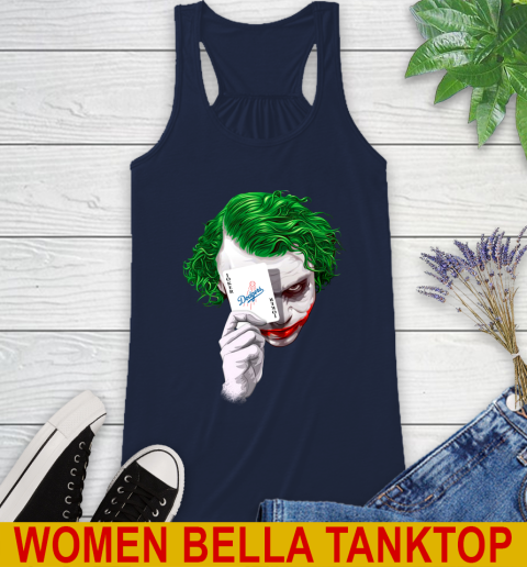 Los Angeles Dodgers MLB Baseball Joker Card Shirt Racerback Tank 9