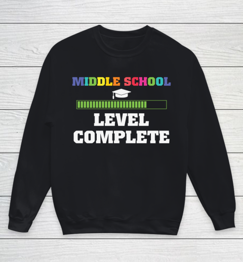 Back To School Shirt Middle School level complete Youth Sweatshirt