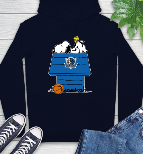 Dallas Mavericks NBA Basketball Snoopy Woodstock The Peanuts Movie Hoodie 4