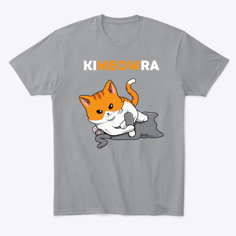 bkv6 jiu jitsu kimura kimeowra cats classic t shirt 2 front sport grey