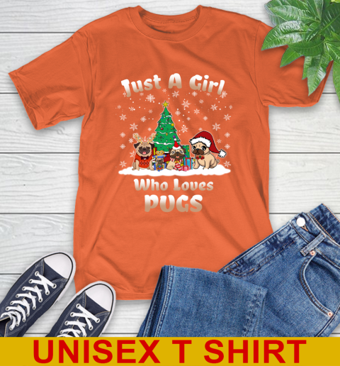 Christmas Just a girl who love pugs dog pet lover 4