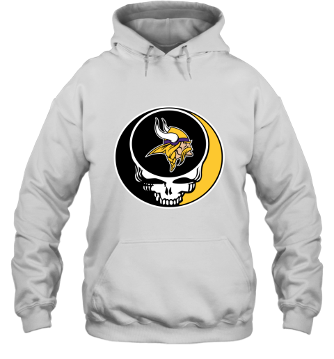 NFL Minnesota Vikings Grateful Dead Rock Band Football Sports uyN3G84jW65 hoodie 23 95 151514 front white