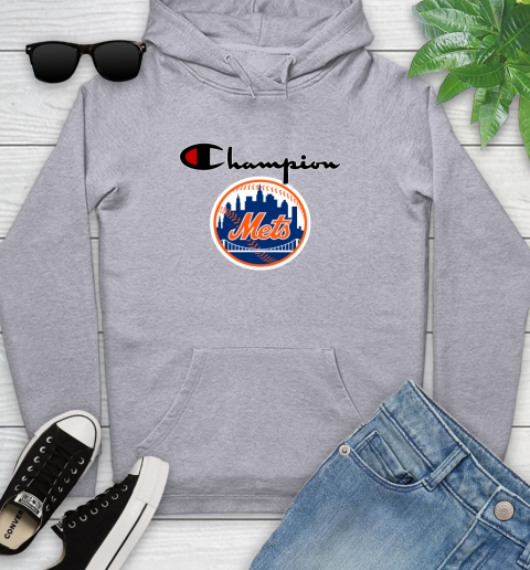 MLB Baseball New York Mets Champion Shirt Youth Hoodie 4