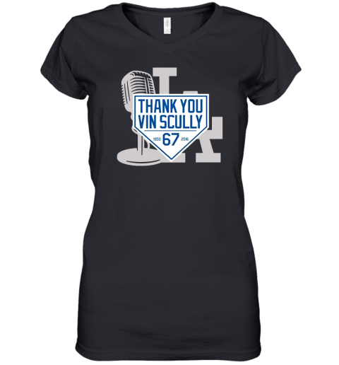 1927 - 2022 Vin Scully Women's V-Neck T-Shirt