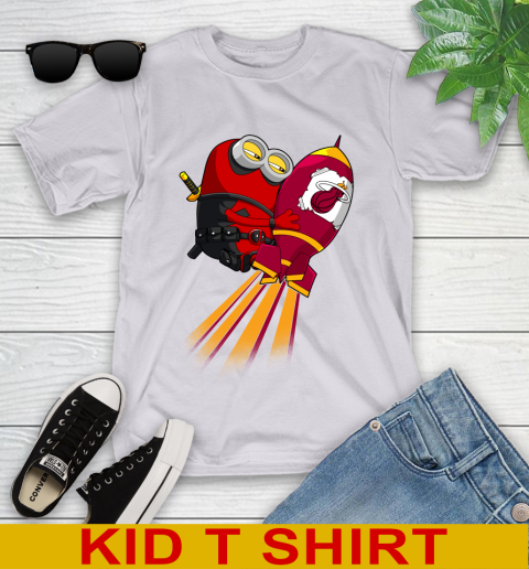 NBA Basketball Miami Heat Deadpool Minion Marvel Shirt Youth T-Shirt 4