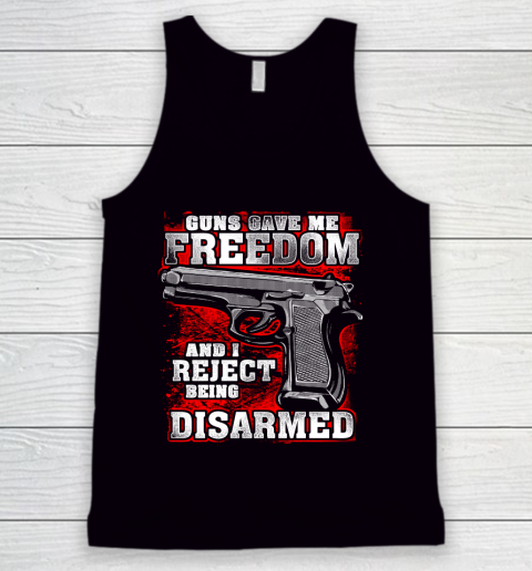 Veteran Shirt Gun Control Freedom Disarmed Tank Top