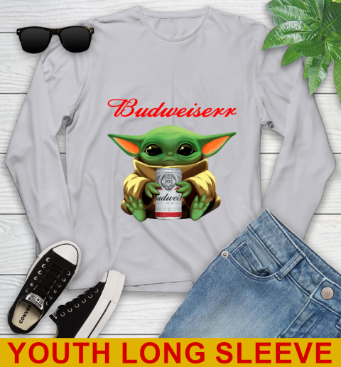 Star Wars Baby Yoda Hugs Budweiser Beer Shirt 127