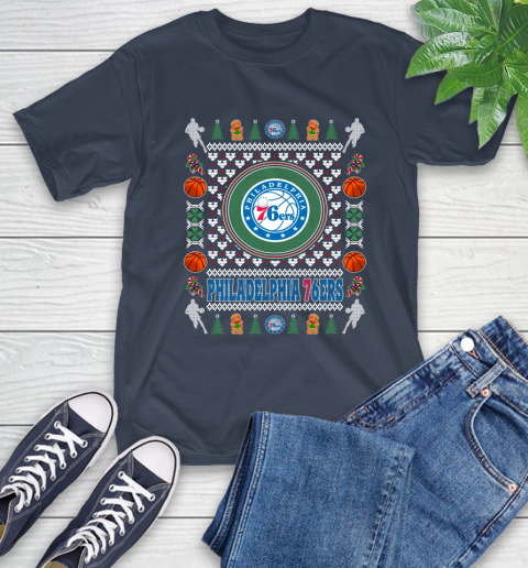 Philadelphia 76ers Merry Christmas NBA Basketball Loyal Fan Ugly Shirt 3