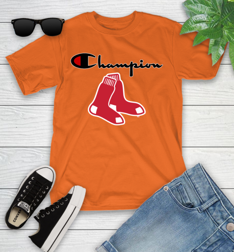 MLB Baseball Boston Red Sox Champion Shirt Youth T-Shirt 4