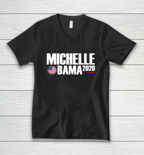 Michelle Obama for President 2020 V-Neck T-Shirt