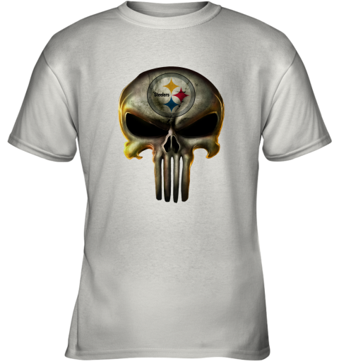 Pittsburgh Steelers The Punisher Mashup Football Shirts Youth T-Shirt