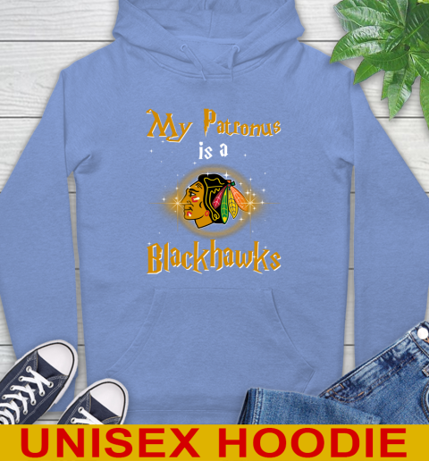 NHL Hockey Harry Potter My Patronus Is A Chicago Blackhawks Hoodie 11