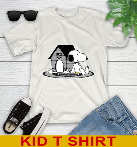NHL Hockey Los Angeles Kings Snoopy The Peanuts Movie Shirt Youth T-Shirt