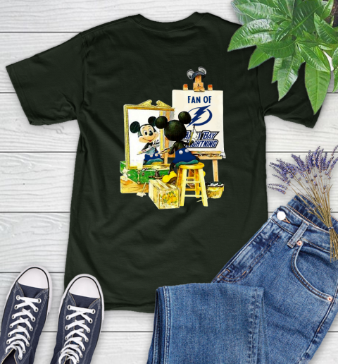 NHL Hockey Tampa Bay Lightning Mickey Drawing Shirt 86