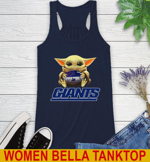 NFL Football New York Giants Baby Yoda Star Wars Shirt Racerback Tank 11
