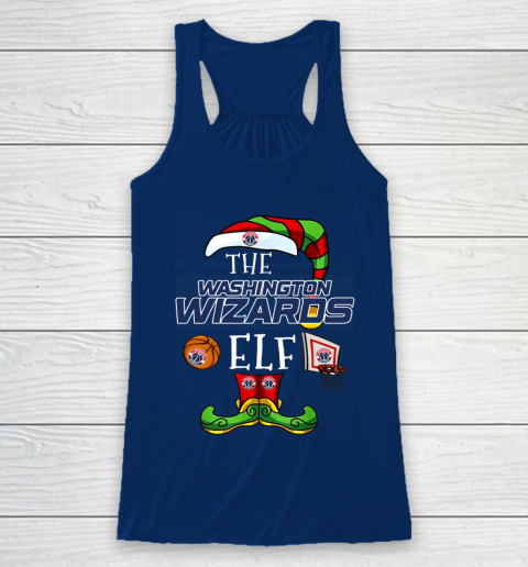 Washington Wizards Christmas ELF Funny NBA Racerback Tank 6