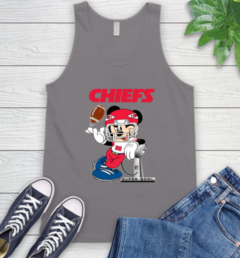 NFL Kansas city chiefs Mickey Mouse Disney Super Bowl Football T Shirt Tank Top 7