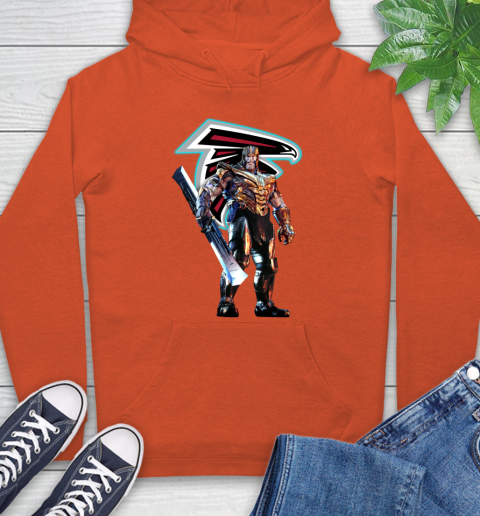 NFL Thanos Gauntlet Avengers Endgame Football Atlanta Falcons Hoodie 5