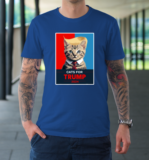 Cats For Trump 2024 Election T-Shirt 7