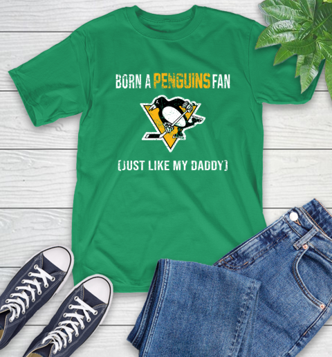 NHL Pittsburgh Penguins Hockey Loyal Fan Just Like My Daddy Shirt T-Shirt 8