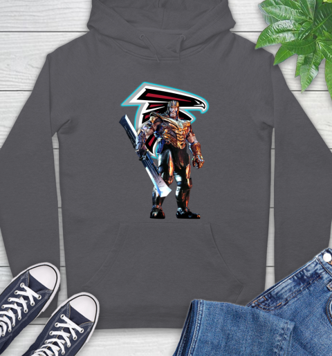 NFL Thanos Gauntlet Avengers Endgame Football Atlanta Falcons Hoodie 7