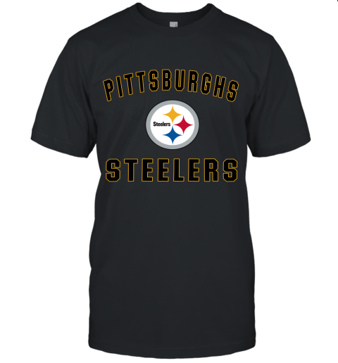 Pittsburgh Steelers NFL Line Gray Victory Unisex Jersey Tee