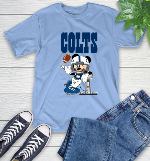 NFL Indianapolis Colts Mickey Mouse Disney Super Bowl Football T Shirt T-Shirt 11