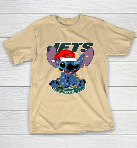 New York Jets NFL Football noel stitch Christmas T-Shirt 5