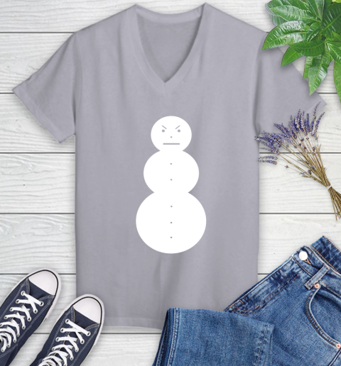 Jeezy Snowman Women's V-Neck T-Shirt 4