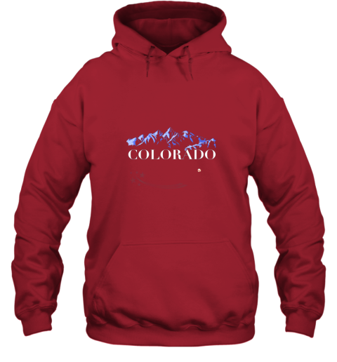 4wok colorado rocky mountain shirt baseball player design hoodie 23 front red
