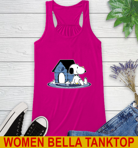 NBA Basketball Memphis Grizzlies Snoopy The Peanuts Movie Shirt Racerback Tank 8