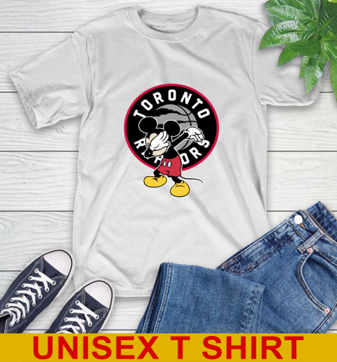 Toronto Raptors NBA Basketball Dabbing Mickey Disney Sports T-Shirt