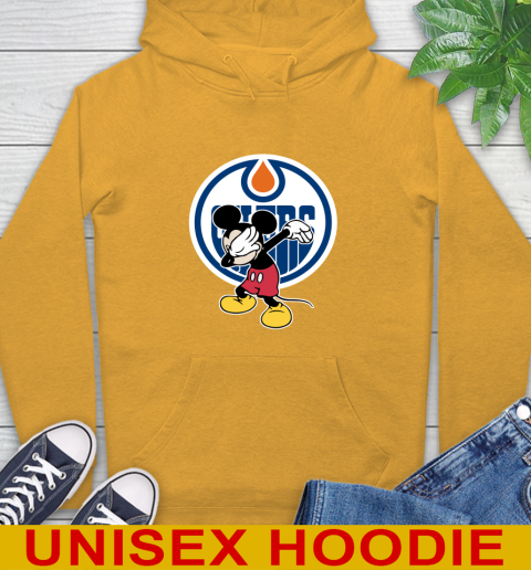 Edmonton Oilers NHL Hockey Dabbing Mickey Disney Sports Hoodie 3