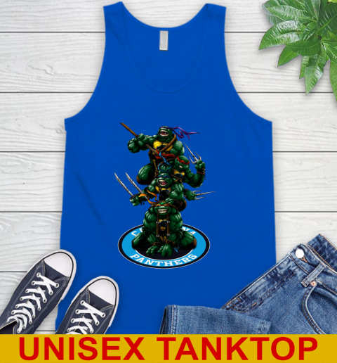 NFL Football Carolina Panthers Teenage Mutant Ninja Turtles Shirt Tank Top 5