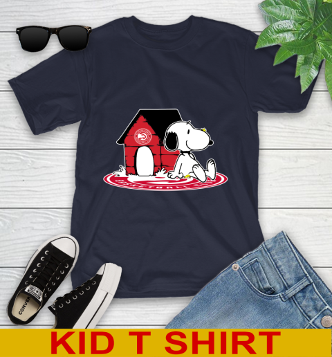 NBA Basketball Atlanta Hawks Snoopy The Peanuts Movie Shirt Youth T-Shirt 3