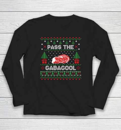 Pass the Gabagool Tacky Ugly Christmas Long Sleeve T-Shirt