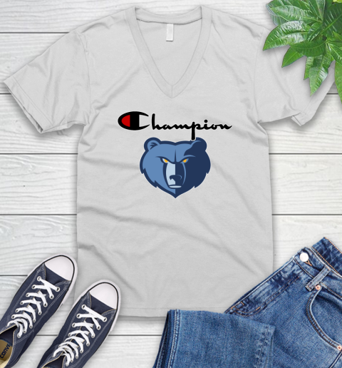 NBA Basketball Memphis Grizzlies Champion Shirt V-Neck T-Shirt