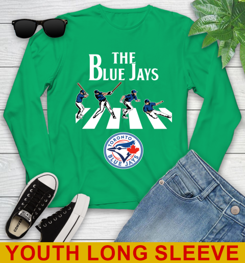 MLB Baseball Toronto Blue Jays The Beatles Rock Band Shirt Youth Long Sleeve 7