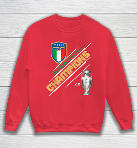 Italy Champions 2020 Euro Forza Azzurri Italia Football Sweatshirt 7