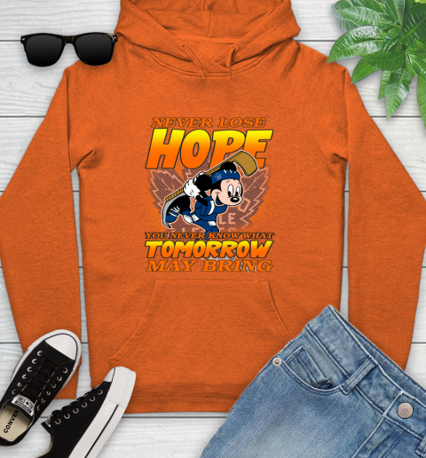 Toronto Maple Leafs NHL Hockey ootball Mickey Disney Never Lose Hope Youth Hoodie 4