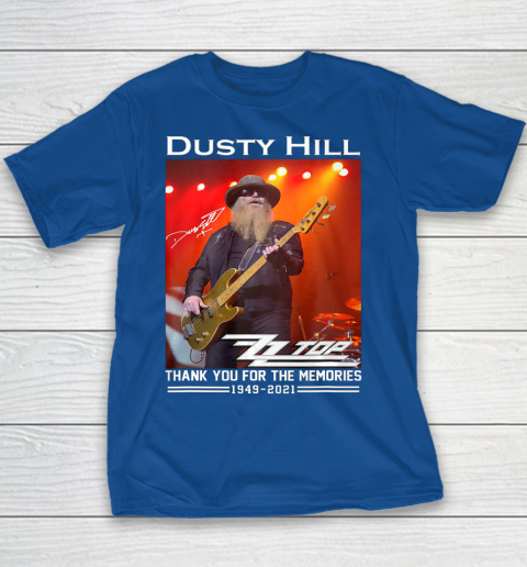 Dusty Hill Thank You For Memories Youth T-Shirt 6