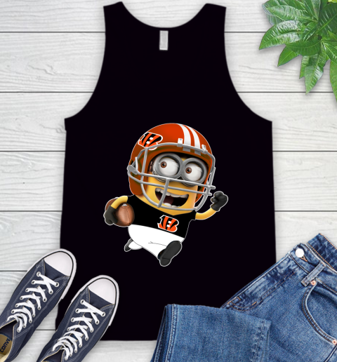 NFL Cincinnati Bengals Minions Disney Football Sports Tank Top 2