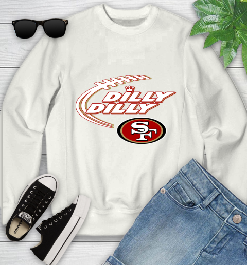 NFL San Francisco 49ers Dilly Dilly Football Sports Youth Sweatshirt