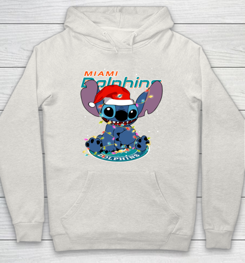 Miami Dolphins NFL Football noel stitch Christmas Hoodie 8