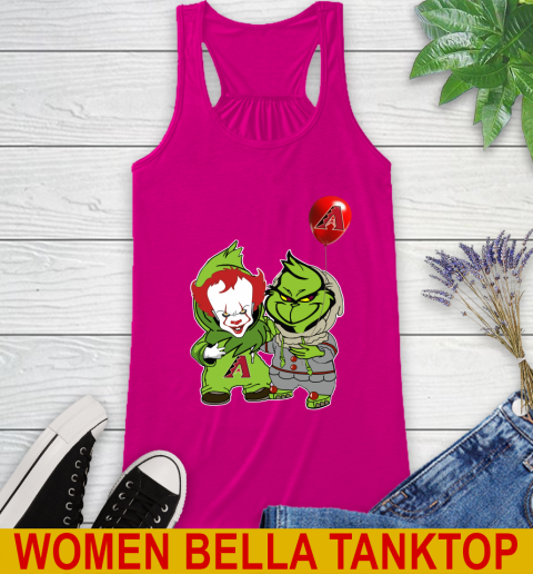 Baby Pennywise Grinch Christmas MLB Baseball Arizona Diamondbacks Racerback Tank 8