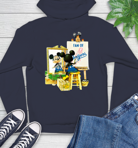 MLB Baseball Los Angeles Dodgers Mickey Drawing Shirt 15
