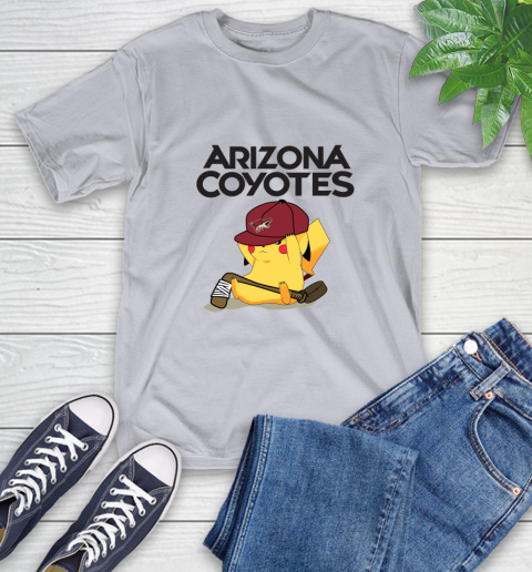 NHL Pikachu Hockey Sports Arizona Coyotes T-Shirt 6