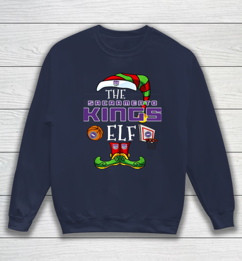 Sacramento Kings Christmas ELF Funny NBA Sweatshirt 2