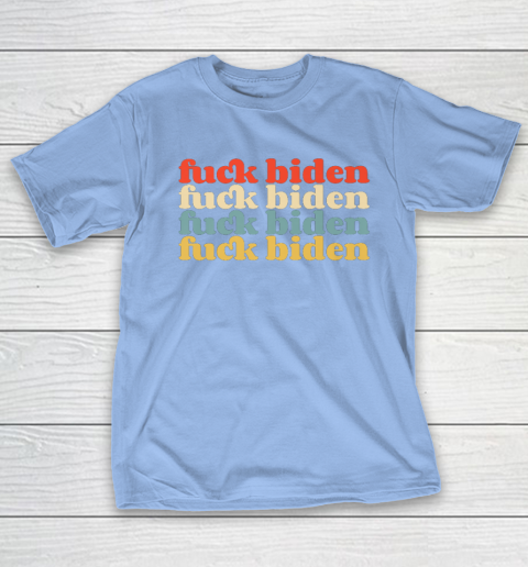 Vintage Fuck Biden Anti Biden Tee Top Womens Mens Premium T-Shirt 10