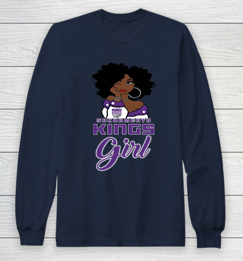 Sacramento Kings Girl NBA Long Sleeve T-Shirt 4